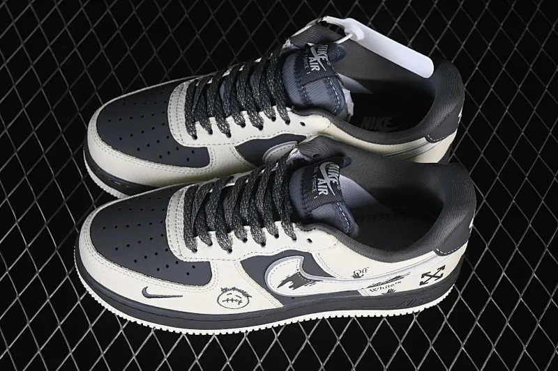 All categories Nk Air Force 1 Air Force series Nk Air Force 1 Low Air Force low-top Nike Air Force 1'07 Low joint white and black graffiti Air Force 1 low-top casual sneakers XL1979-130